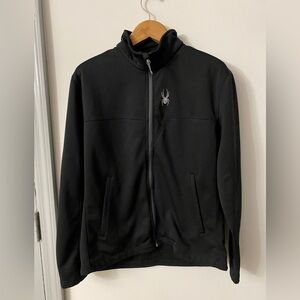 Spyder Black Zip-Up Sweater